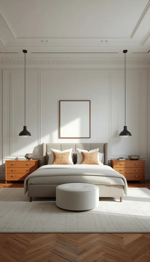 Symmetrical Layout for bedroom image