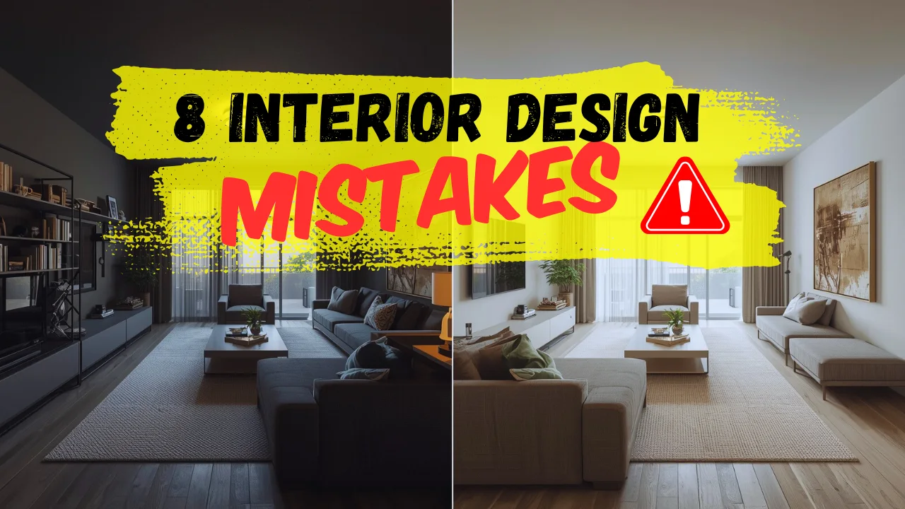 8 Interior Design Mistakes featured image