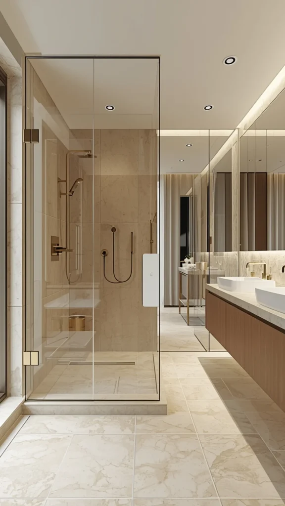 Walk-In Glass Shower