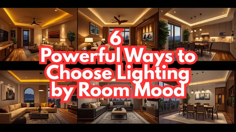 6 Powerful Ways to Choose Lighting by Room Mood for a Beautiful and Functional Home