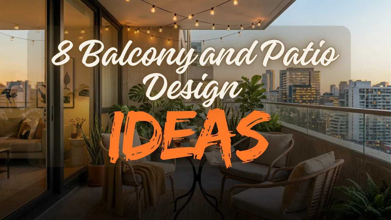 featured image of 8 Balcony and Patio Design Ideas article