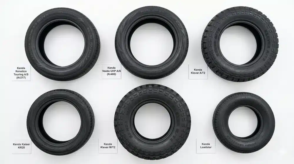 Kenda tires lineups
